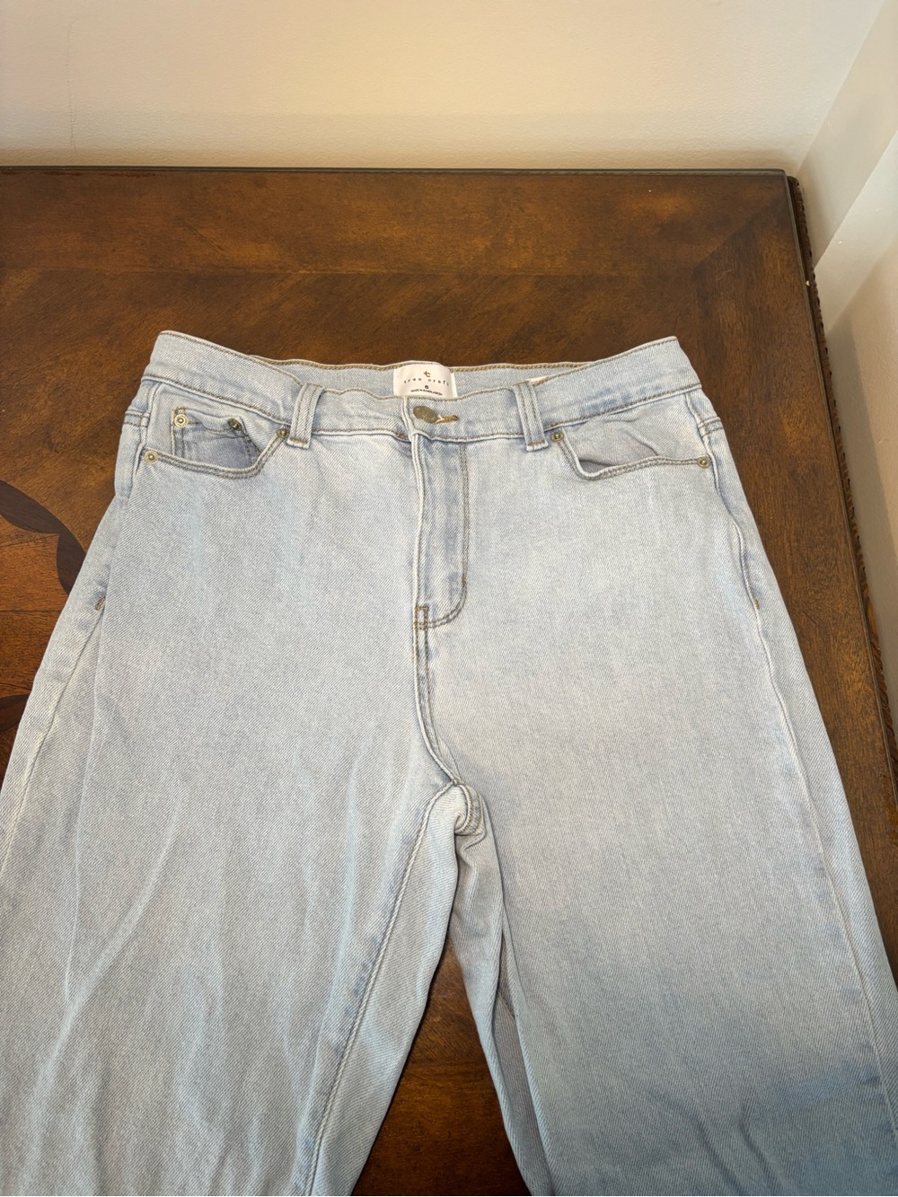 True Craft Light Blue High-Rise Jeans